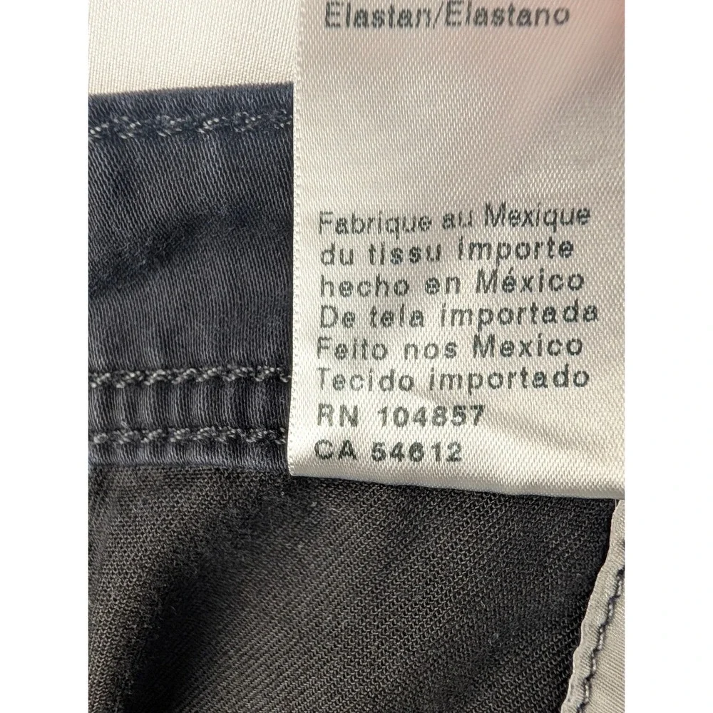 AG Adriano Goldschmied Everett Pants Mens 42x28 Charcoal Slim Straight Chinos